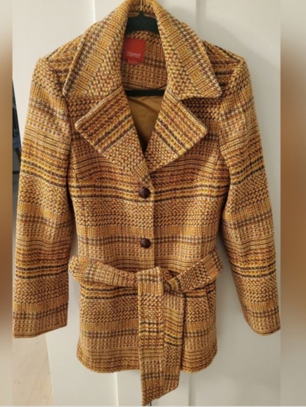 Vintage Esprit- Gorgeous Pumpkin ๐ spice coat sz.Large - Picture 1 of 10